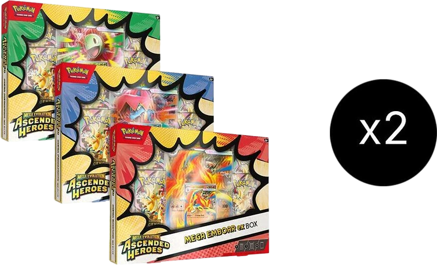 Ascended Heroes Mega ex Boxes Case