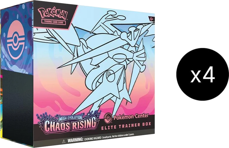 Chaos Rising Pokemon Center Elite Trainer Box Case
