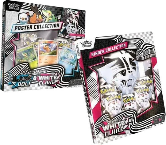 White Flare Binder & Unova Poster Collection (Sam's Club)